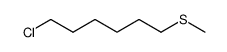 (6-chlorohexyl)(methyl)sulfane结构式