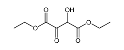 Butanedioic acid, 2-hydroxy-3-oxo-, 1,4-diethyl ester Structure