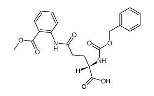 2-(N-Benzyloxycarbonyl-γ-L-glutamylamino)-benzoesaeure-methylester结构式