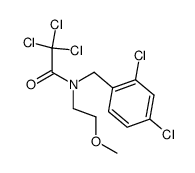 trichloro-acetic acid-[(2,4-dichloro-benzyl)-(2-methoxy-ethyl)-amide]结构式