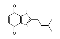 2-isopentyl-1H-benzimidazole-4,7-dione Structure