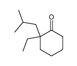 2-ethyl-2-isobutyl-cyclohexanone结构式