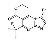 ethyl 3-bromo-7-(trifluoromethyl)imidazo[1,2-a]pyrimidine-6-carboxylate structure