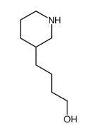 4-piperidin-3-ylbutan-1-ol Structure