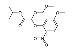 isopropyl 2-(5-methoxy-2-nitrophenoxy)-2-(methoxymethoxy)acetate Structure