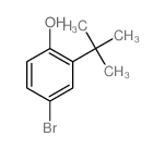2-叔丁基-4-溴苯酚结构式
