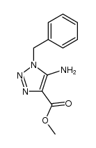 methyl 5-amino-1-benzyl-1H-1,2,3-triazole-4-carboxylate structure