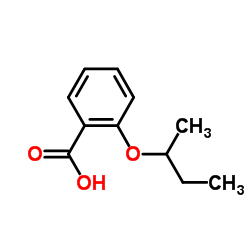 2-sec-Butoxybenzoic acid结构式