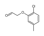 2-(2-chloro-5-methylphenoxy)acetaldehyde结构式