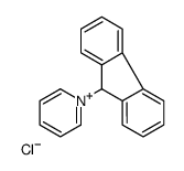 1-(9H-fluoren-9-yl)pyridin-1-ium,chloride结构式