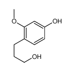 4-(3-hydroxypropyl)-3-methoxyphenol结构式