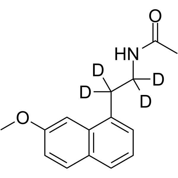 Agomelatine D4结构式