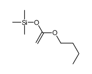 1-butoxyethenoxy(trimethyl)silane Structure