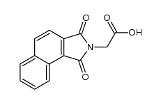 (1,3-dioxo-1,3-dihydro-benz[e]isoindol-2-yl)-acetic acid结构式