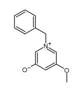 1-benzyl-5-methoxy-3-oxidopyridinium betaine结构式