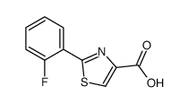 2-(2-FLUOROPHENYL)THIAZOLE-4-CARBOXYLIC ACID Structure