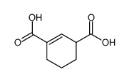 1-Cyclohexene-1,3-dicarboxylic acid (6CI,9CI) structure