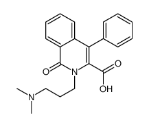 2-[3-(dimethylamino)propyl]-1-oxo-4-phenylisoquinoline-3-carboxylic acid结构式