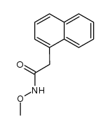 N-methoxy-2-(1-naphthyl)acetamide结构式