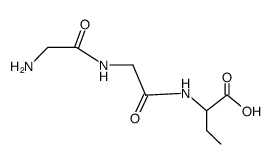 Butanoic acid,glycylglycyl-2-amino- (9CI) structure