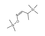 (Z)-2-(trimethylsilyl)propanal O-trimethylsilyl oxime结构式