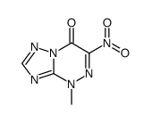 1-methyl-3-nitro-[1,2,4]triazolo[5,1-c][1,2,4]triazin-4-one结构式