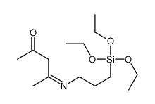 4-(3-triethoxysilylpropylimino)pentan-2-one结构式