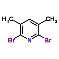 2,6-Dibromo-3,5-dimethylpyridine Structure