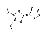 2-(1,3-dithiol-2-ylidene)-4,5-bis(methylsulfanyl)-1,3-dithiole结构式