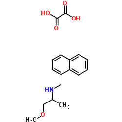 1-Methoxy-N-(1-naphthylmethyl)-2-propanamine ethanedioate (1:1)结构式