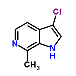 3-Chloro-7-Methyl-6-azaindole结构式