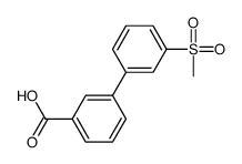 3'-Methanesulfonyl-biphenyl-3-carboxylic acid structure