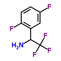 1-(2,5-Difluorophenyl)-2,2,2-trifluoroethanamine Structure