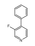 3-fluoro-4-phenylpyridine Structure