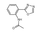 N-(2-[1,3,4]oxadiazol-2-yl-phenyl)-acetamide结构式