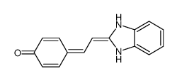 4-[2-(1,3-dihydrobenzimidazol-2-ylidene)ethylidene]cyclohexa-2,5-dien-1-one结构式