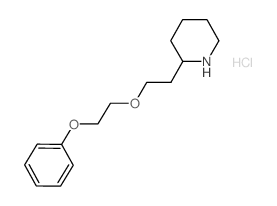 2-[2-(2-Phenoxyethoxy)ethyl]piperidine hydrochloride Structure