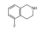 5-Fluoro-1,2,3,4-tetrahydroisoquinoline结构式