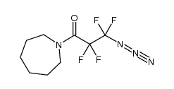 1-(3-azido-2,2,3,3-tetrafluoropropanoyl)azepane Structure