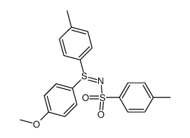 N-((4-methoxyphenyl)(p-tolyl)-4-sulfanylidene)-4-methylbenzenesulfonamide结构式