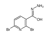 2,6-dibromopyridine-3-carbohydrazide Structure