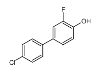 4-(4-chlorophenyl)-2-fluorophenol结构式