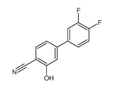 4-(3,4-difluorophenyl)-2-hydroxybenzonitrile Structure