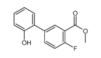 methyl 2-fluoro-5-(2-hydroxyphenyl)benzoate Structure
