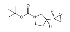 (R)-3-((S)-oxiranyl)pyrrolidine-1-carboxylic acid t-butyl ester结构式