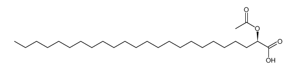 (R)-2-Acetoxytetracosanoic acid Structure