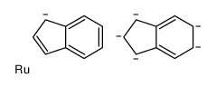 2,3-dihydro-1H-indene-1,2,3,3a,7a-pentaide,inden-7a-ide,ruthenium Structure