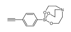 5-(4-ethynylphenyl)-4,6,11-trioxa-1-aza-5-silabicyclo[3.3.3]undecane Structure