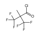 3,3,3-trifluoro-2-methyl-2-(trifluoromethyl)propanoyl chloride结构式