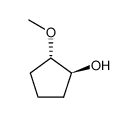 (1S,2S)-(+)-trans-2-methoxycyclopentanol Structure